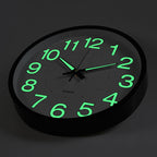 LightSilence Silent Classroom Wall Clock with LED Lighting 30 cm