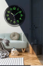 LightSilence Silent Classroom Wall Clock with LED Lighting 30 cm
