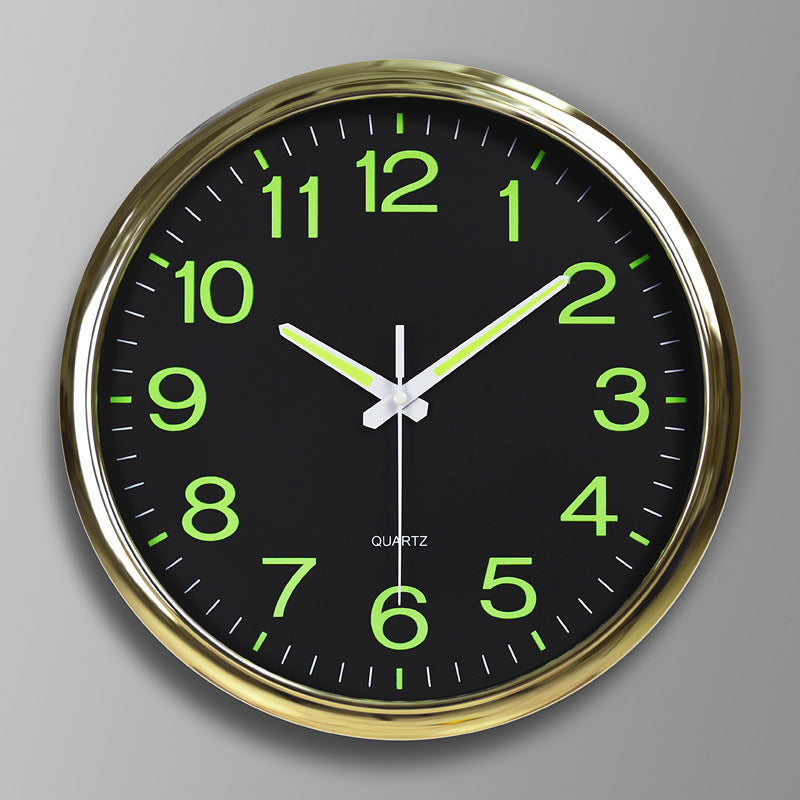 LightSilence Silent Classroom Wall Clock with LED Lighting 30 cm