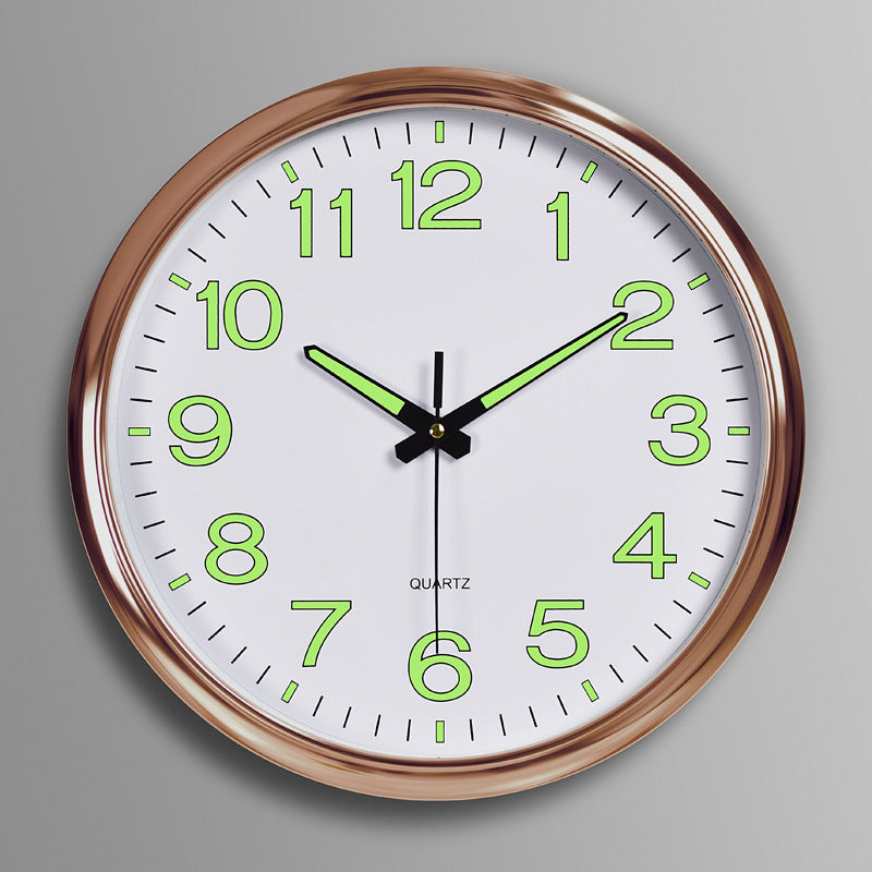 LightSilence Silent Classroom Wall Clock with LED Lighting 30 cm