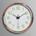 LightSilence Silent Classroom Wall Clock with LED Lighting 30 cm