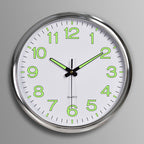 LightSilence Silent Classroom Wall Clock with LED Lighting 30 cm