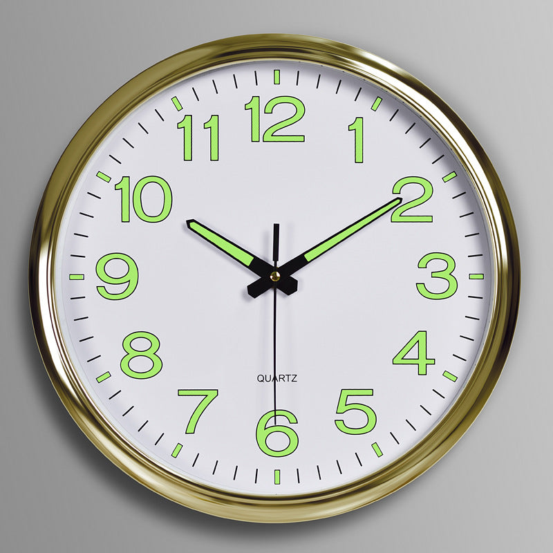 LightSilence Silent Classroom Wall Clock with LED Lighting 30 cm