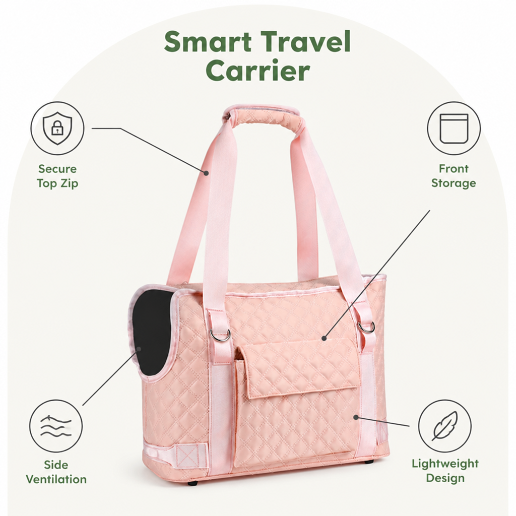Lightweight & airline-approved dog carrier
