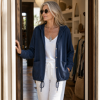 Lightweight Drawstring Hooded Jacket