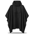 Lightweight Rain Poncho Windproof Quick Dry Hooded Outdoor Cape