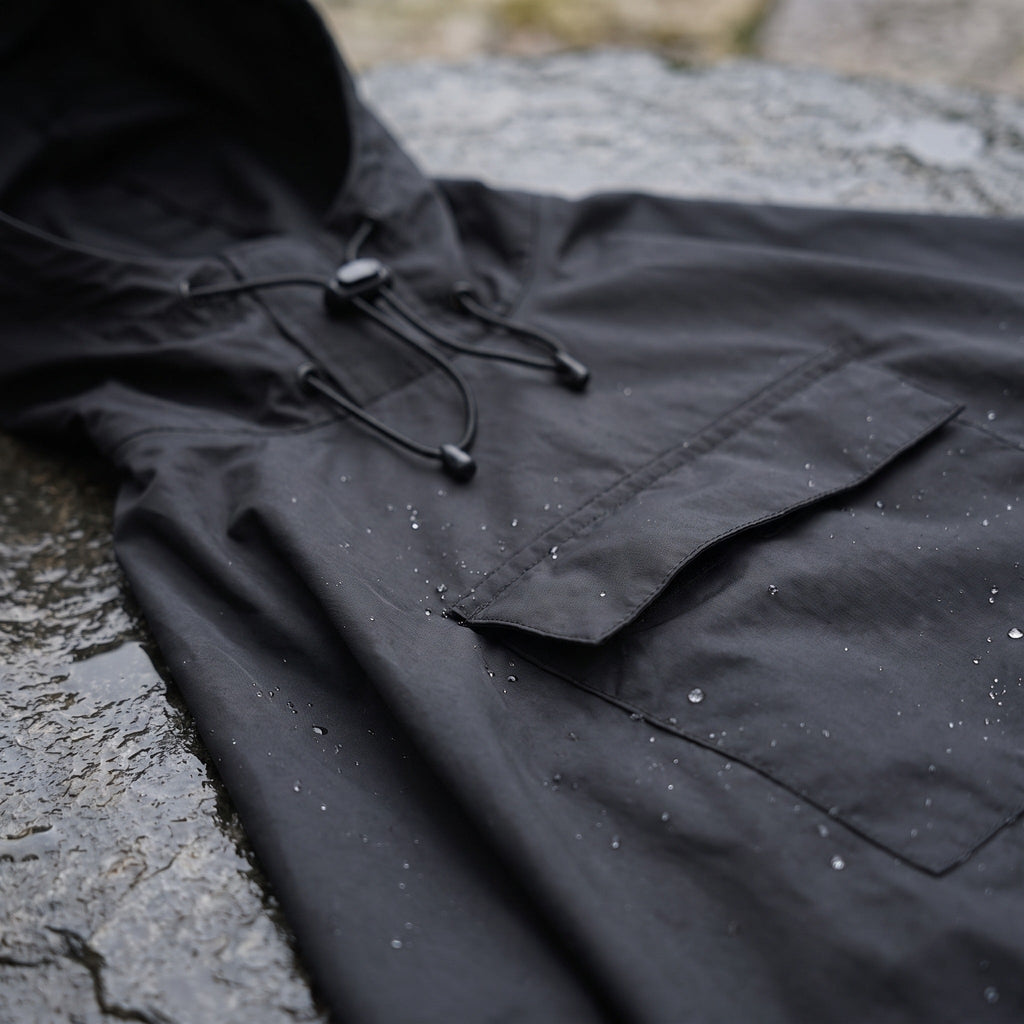 Lightweight Rain Poncho Windproof Quick Dry Hooded Outdoor Cape