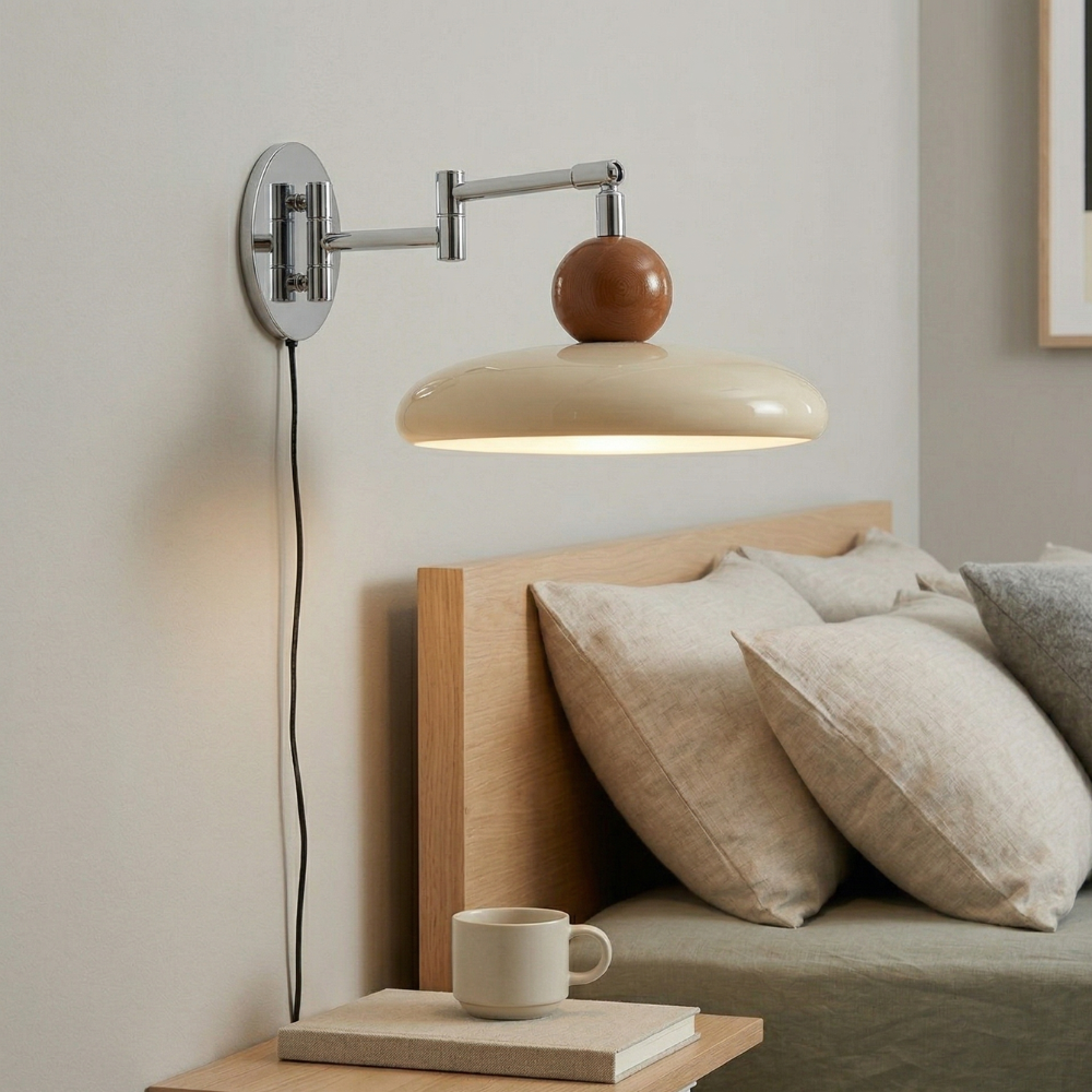 Lola Round Disk Wall Light With Integrated LED For Indoor Use