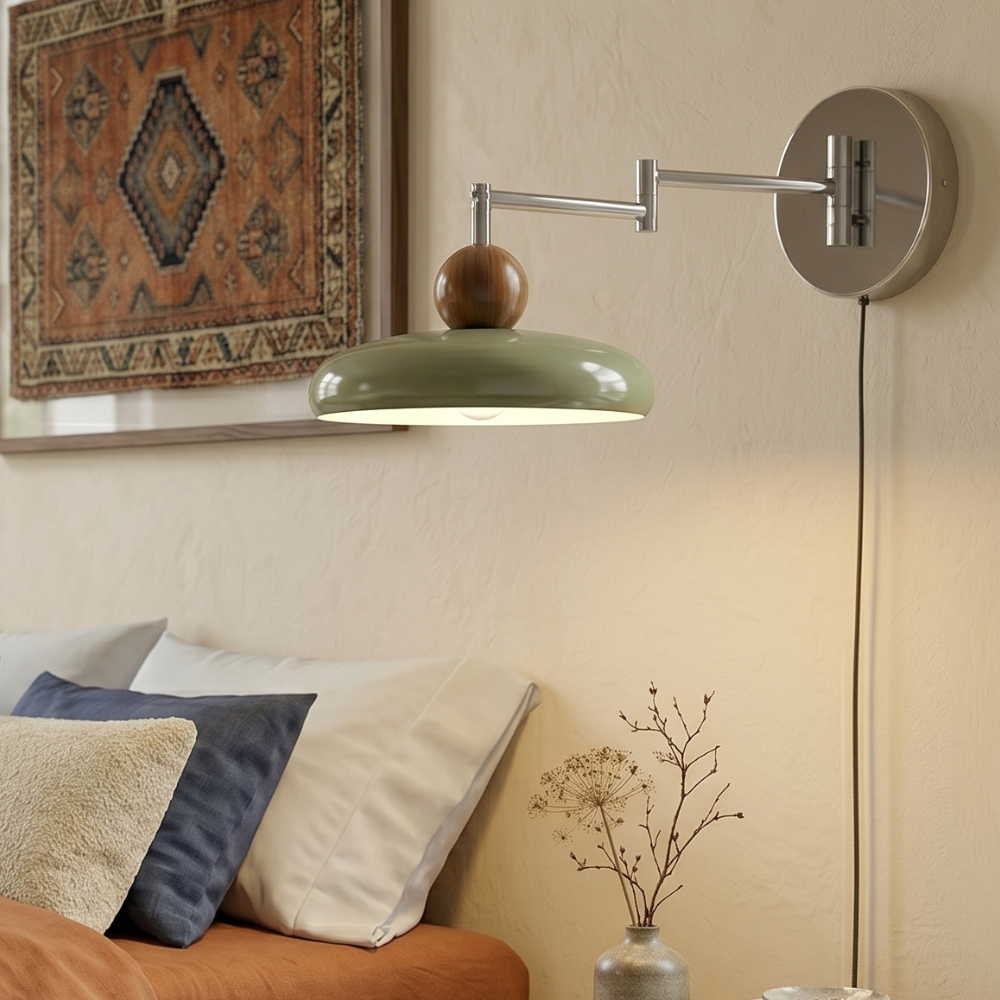 Lola Round Disk Wall Light With Integrated LED For Indoor Use