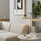 Lola Round Disk Wall Light With Integrated LED For Indoor Use