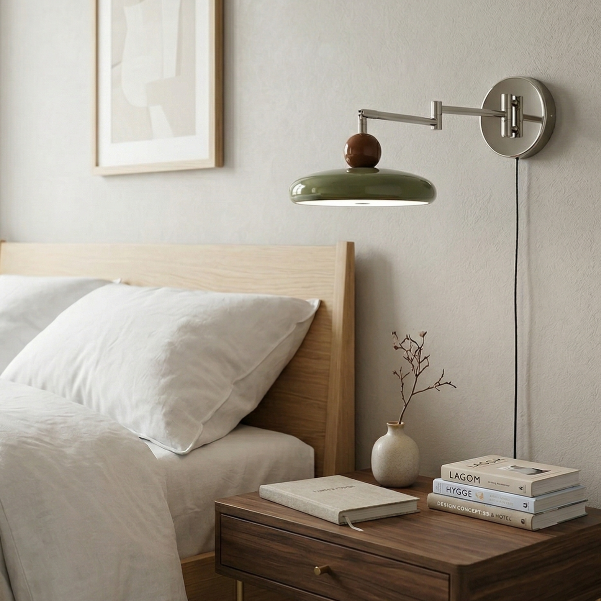 Lola Round Disk Wall Light With Integrated LED For Indoor Use