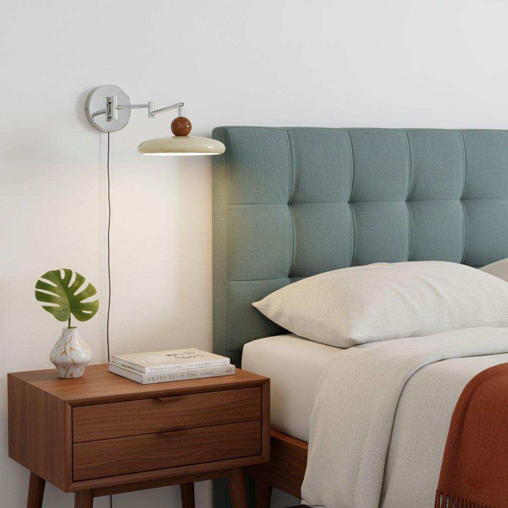 Lola Round Disk Wall Light With Integrated LED For Indoor Use