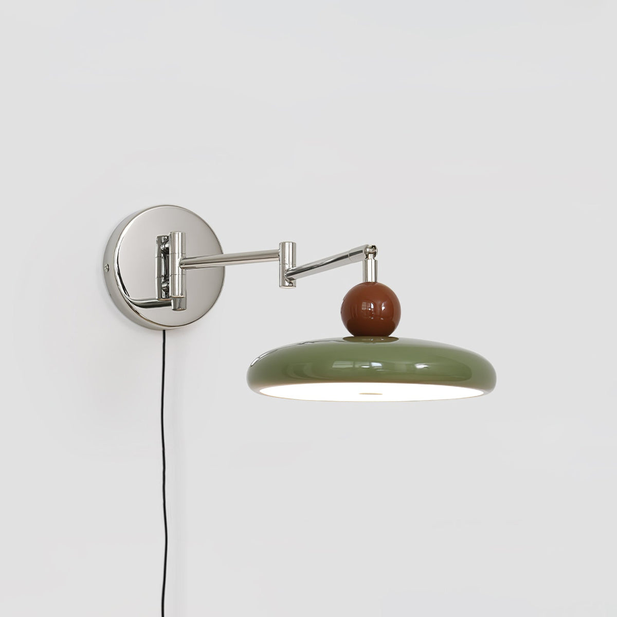 Lola Round Disk Wall Light With Integrated LED For Indoor Use