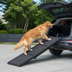 Long Folding Dog Ramp With Side Rails (Supports 68 kg)
