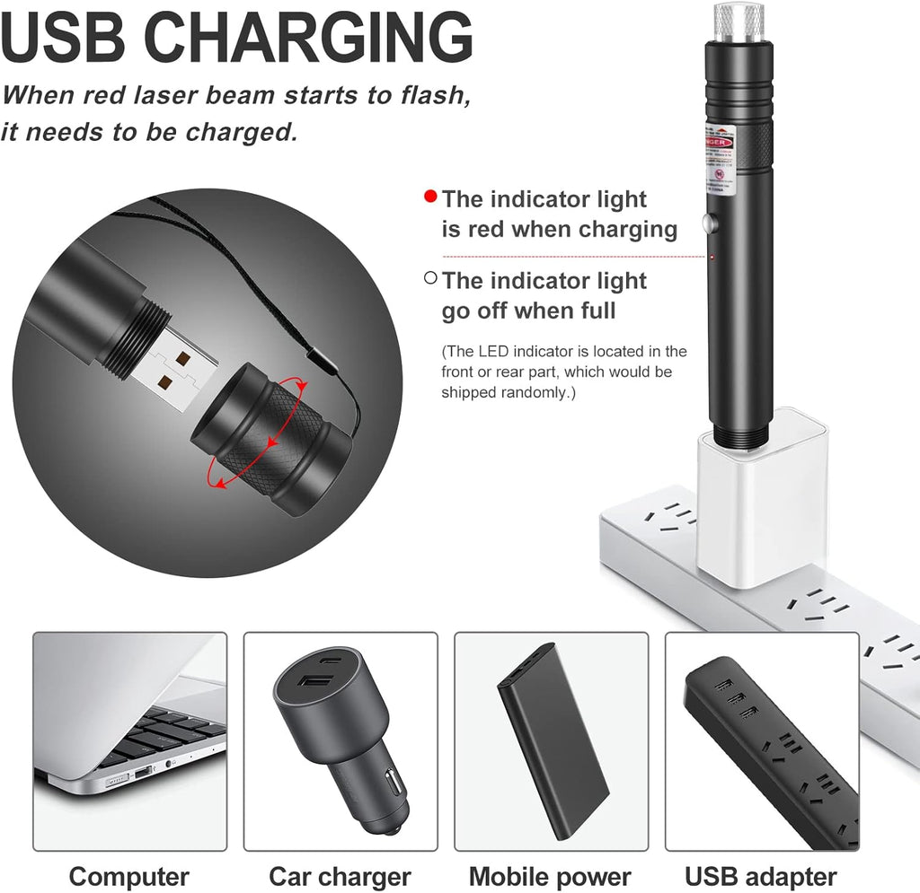 Long range green laser pointer high power