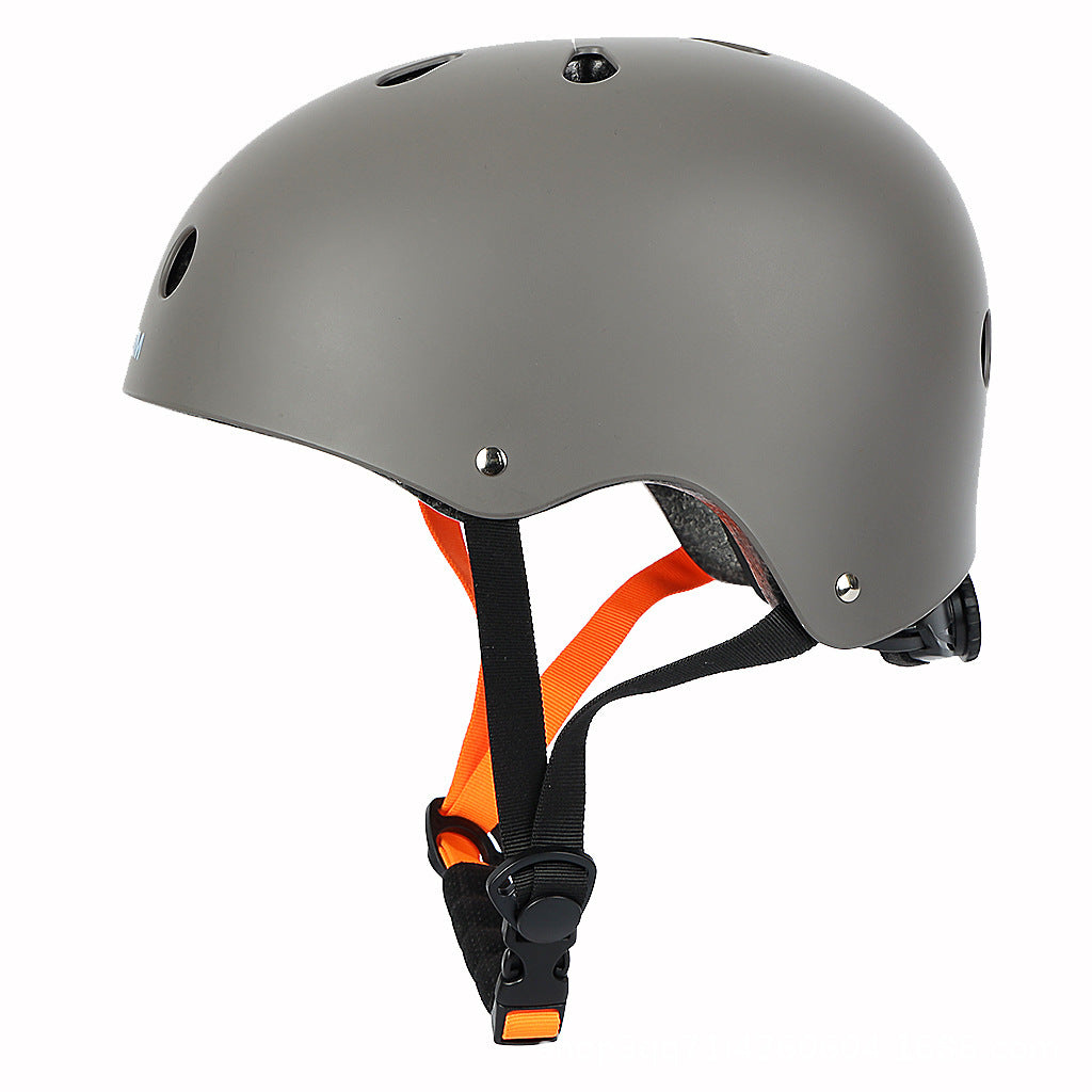Low-Profile Multi-Sport Helmet with EPS Impact-Absorbing Liner and Adjustable Chin Strap