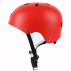 Low-Profile Multi-Sport Helmet with EPS Impact-Absorbing Liner and Adjustable Chin Strap