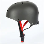 Low-Profile Multi-Sport Helmet with EPS Impact-Absorbing Liner and Adjustable Chin Strap