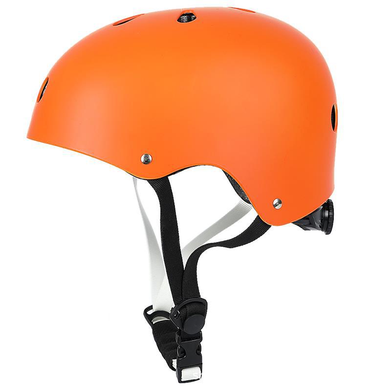 Low-Profile Multi-Sport Helmet with EPS Impact-Absorbing Liner and Adjustable Chin Strap