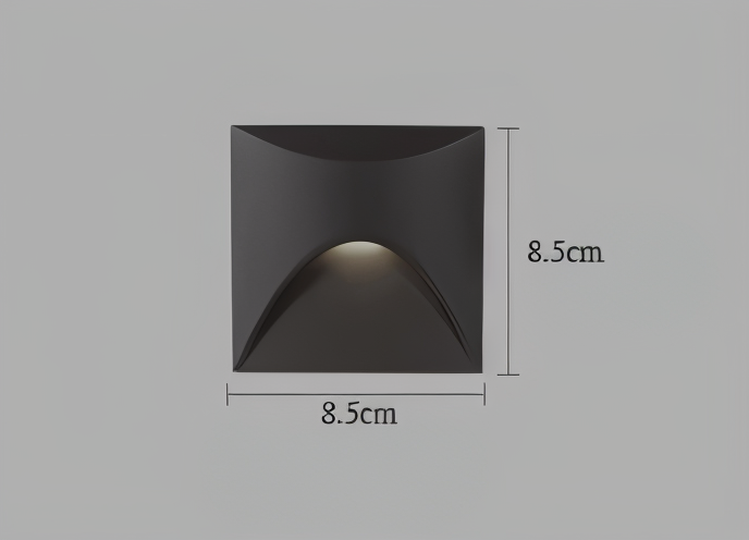 LuminiPath IP65 Waterproof Wall Light for Indoor and Outdoor Use with Motion Sensor