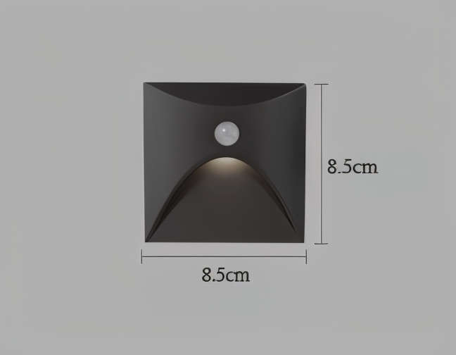 LuminiPath IP65 Waterproof Wall Light for Indoor and Outdoor Use with Motion Sensor