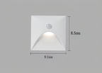 LuminiPath IP65 Waterproof Wall Light for Indoor and Outdoor Use with Motion Sensor