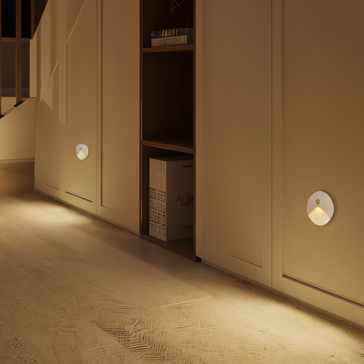 LuminiPath IP65 Waterproof Wall Light for Indoor and Outdoor Use with Motion Sensor