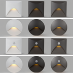 LuminiPath IP65 Waterproof Wall Light for Indoor and Outdoor Use with Motion Sensor