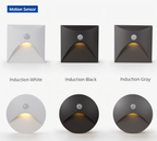 LuminiPath IP65 Waterproof Wall Light for Indoor and Outdoor Use with Motion Sensor