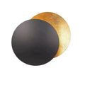 Lunaris Modern Wall Fixture — Solar Eclipse Overlapping Disc Design