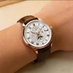 Men's Business Automatic Mechanical Watch – 316L Stainless Steel, Sapphire Glass