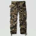 Men's Camo Cargo Trousers - Combat Trousers - 8 Pocket Relaxed Fit