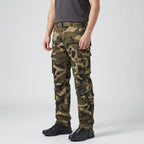 Men's Camo Cargo Trousers - Combat Trousers - 8 Pocket Relaxed Fit