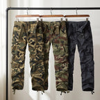 Men's Camo Cargo Trousers - Combat Trousers - 8 Pocket Relaxed Fit