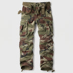 Men's Camo Cargo Trousers - Combat Trousers - 8 Pocket Relaxed Fit