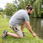 Men's Cargo Shorts – Knee Length Shorts – Zip Pocket Hiking Shorts