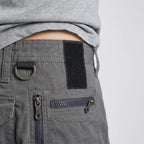 Men's Cargo Shorts - Knee Length Work Shorts with Zip Pockets