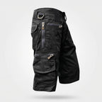Men's Cargo Shorts - Knee Length Work Shorts with Zip Pockets