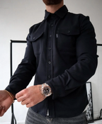 Men's Casual Shirt Jacket for Layering