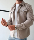 Men's Casual Shirt Jacket for Layering