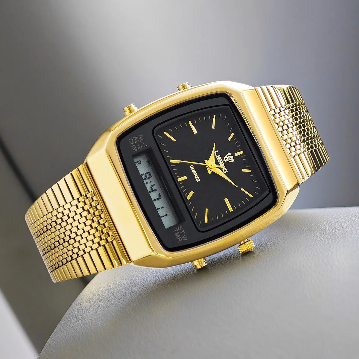 Men's Classic Analogue-Digital Hybrid Watch