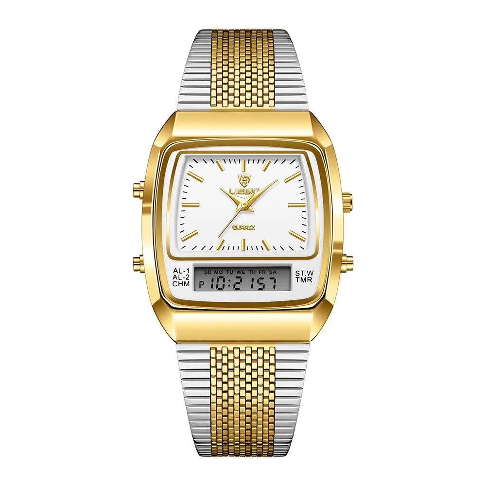 Men's Classic Analogue-Digital Hybrid Watch