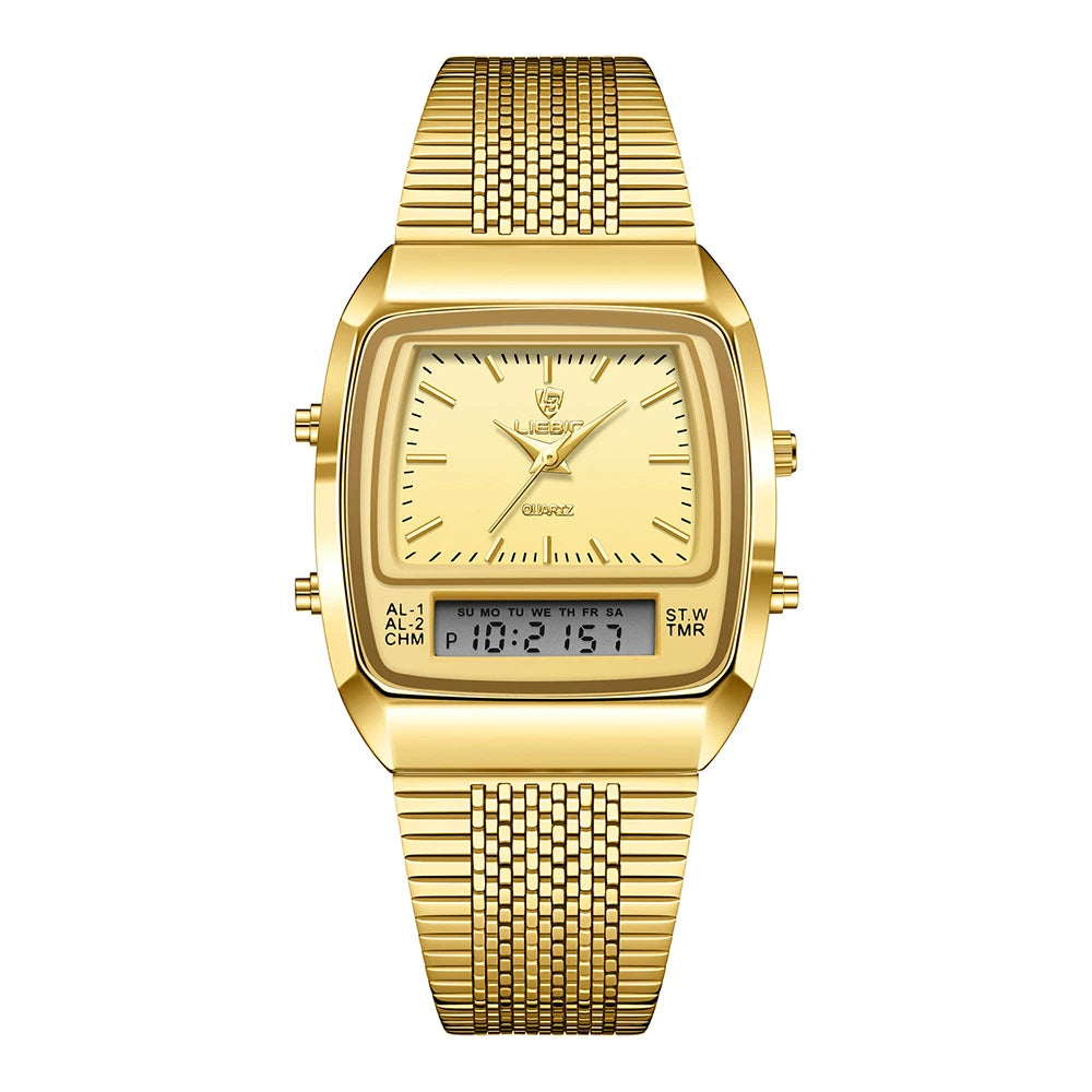 Men's Classic Analogue-Digital Hybrid Watch