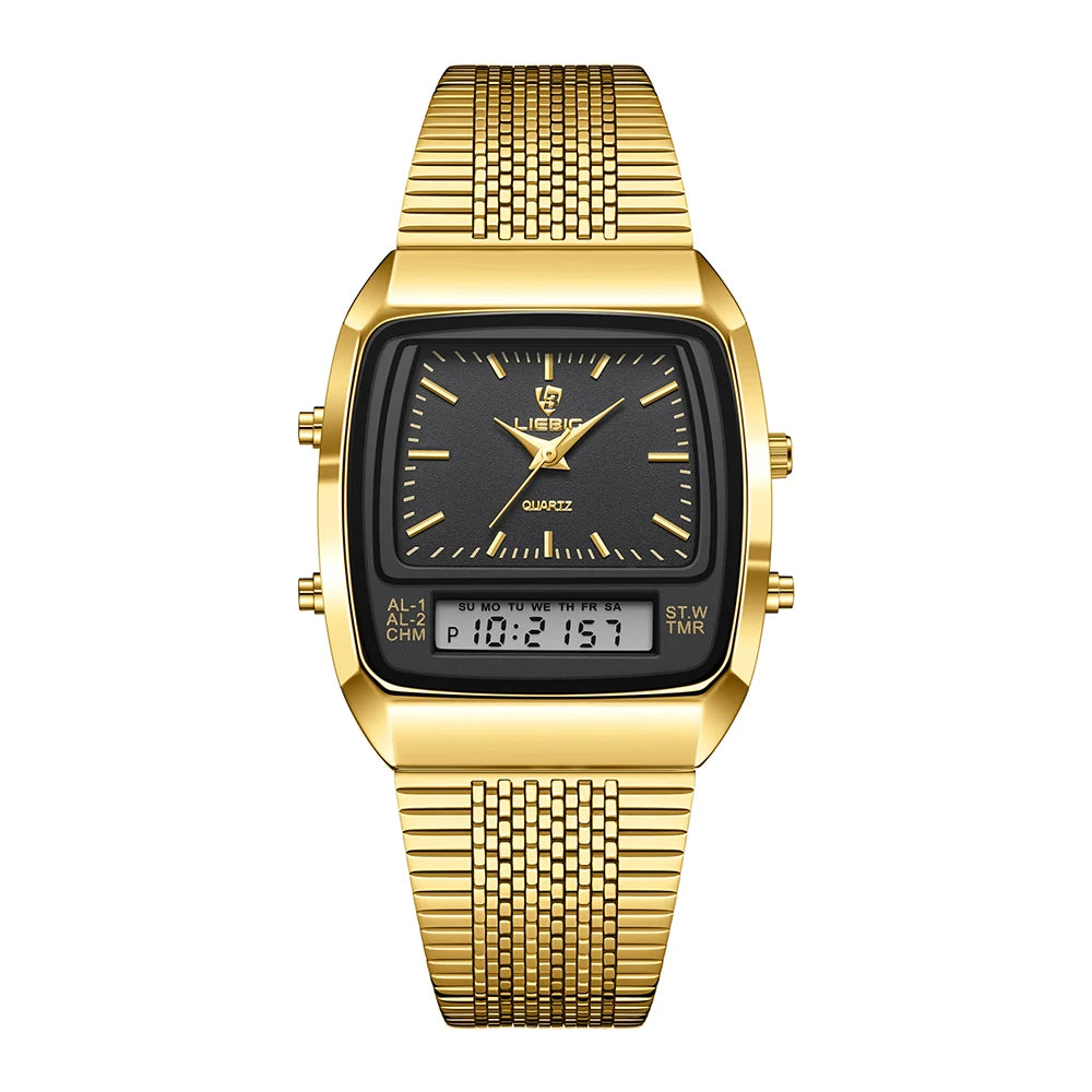 Men's Classic Analogue-Digital Hybrid Watch