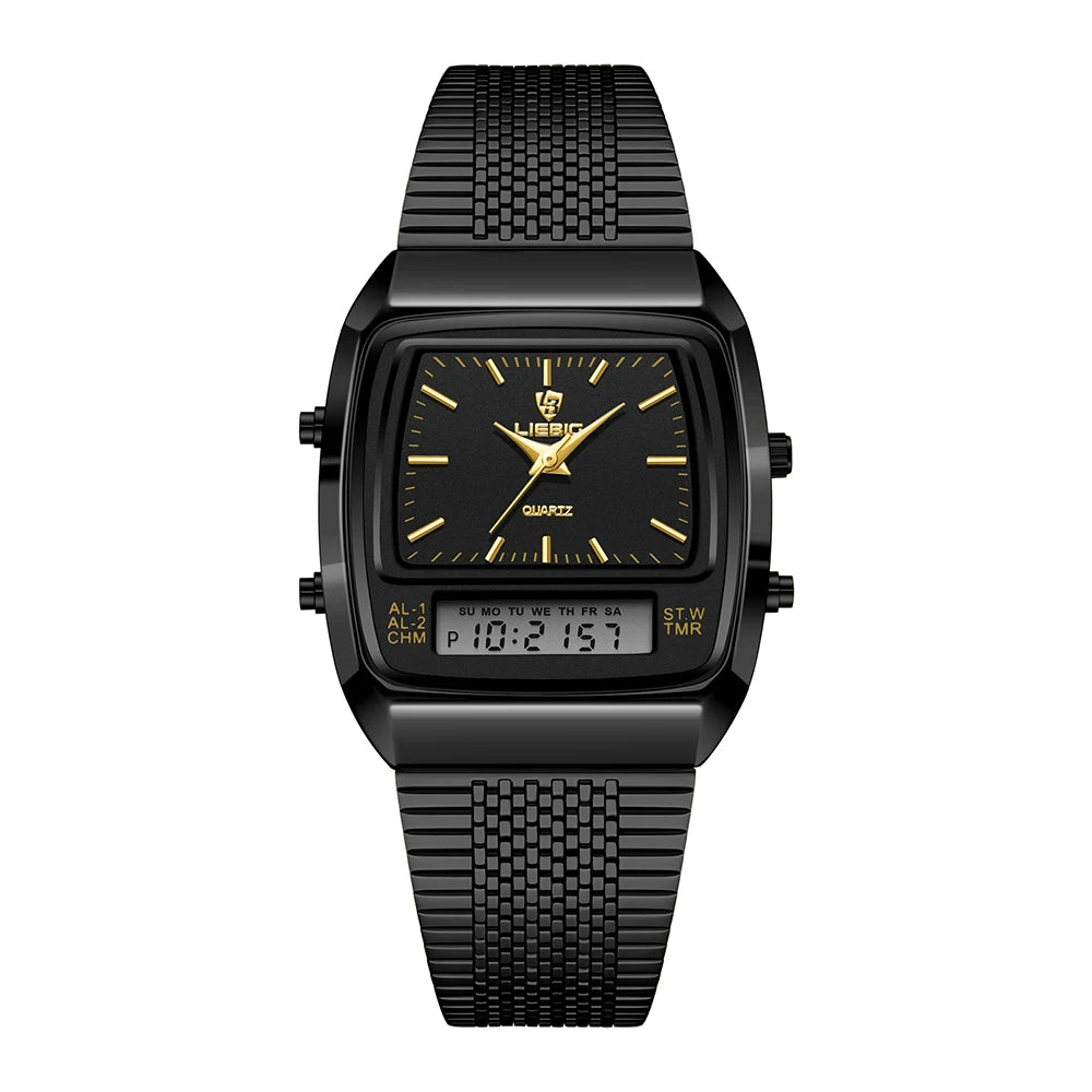 Men's Classic Analogue-Digital Hybrid Watch