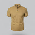 Men's Collarless Polo Shirt – Classic Style for Any Occasion