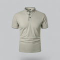 Men's Collarless Polo Shirt – Classic Style for Any Occasion
