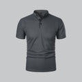 Men's Collarless Polo Shirt – Classic Style for Any Occasion