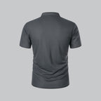 Men's Collarless Polo Shirt – Classic Style for Any Occasion
