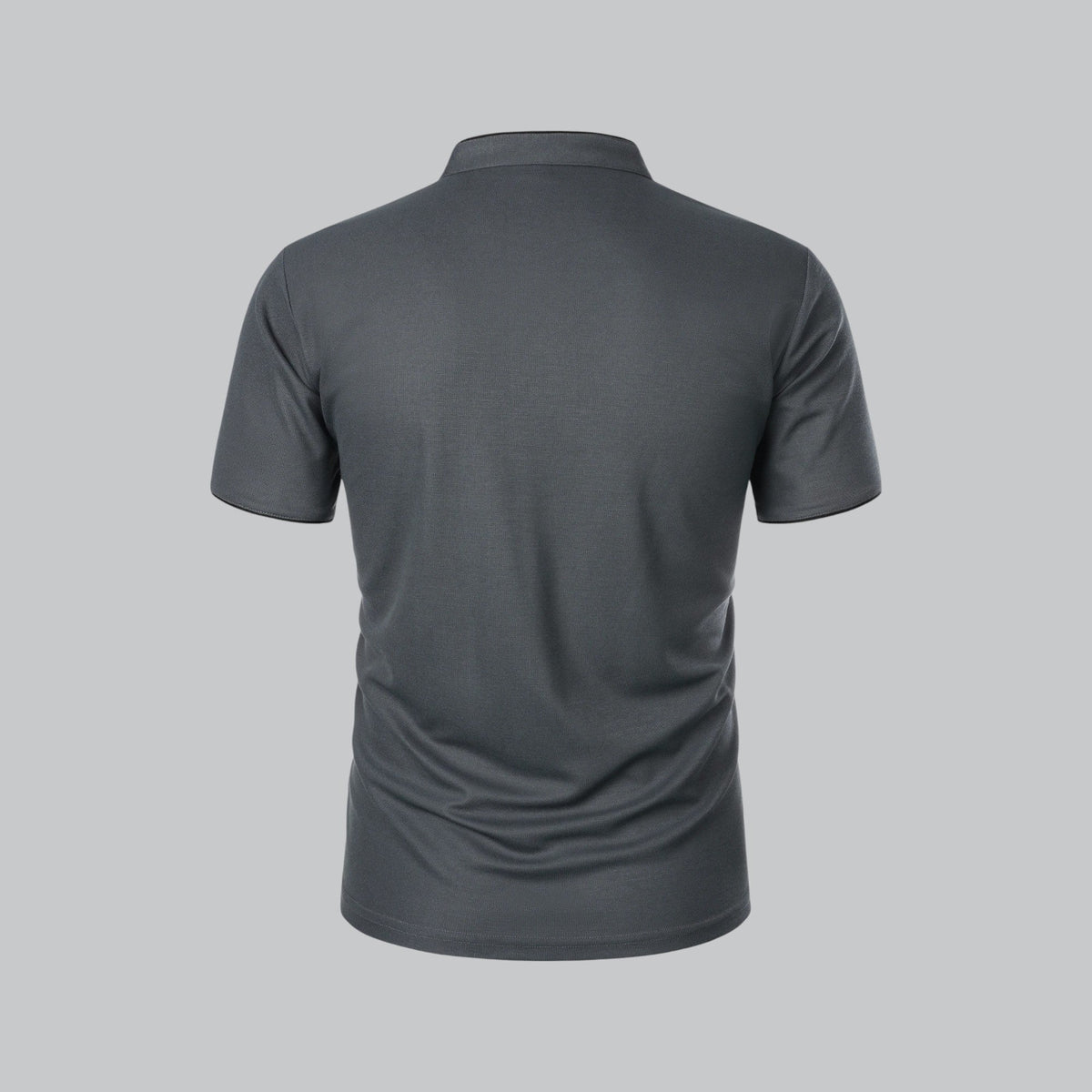 Men's Collarless Polo Shirt – Classic Style for Any Occasion